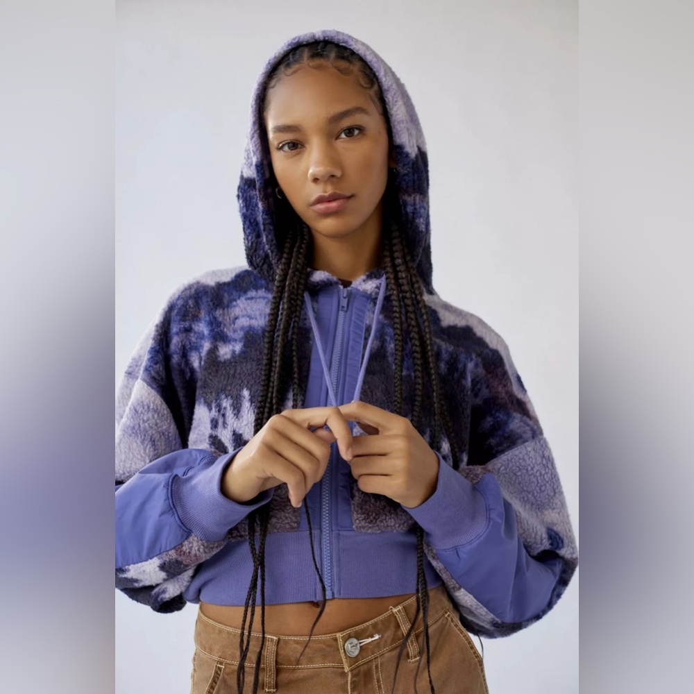 Stylish Purple Hooded Jacket for Women